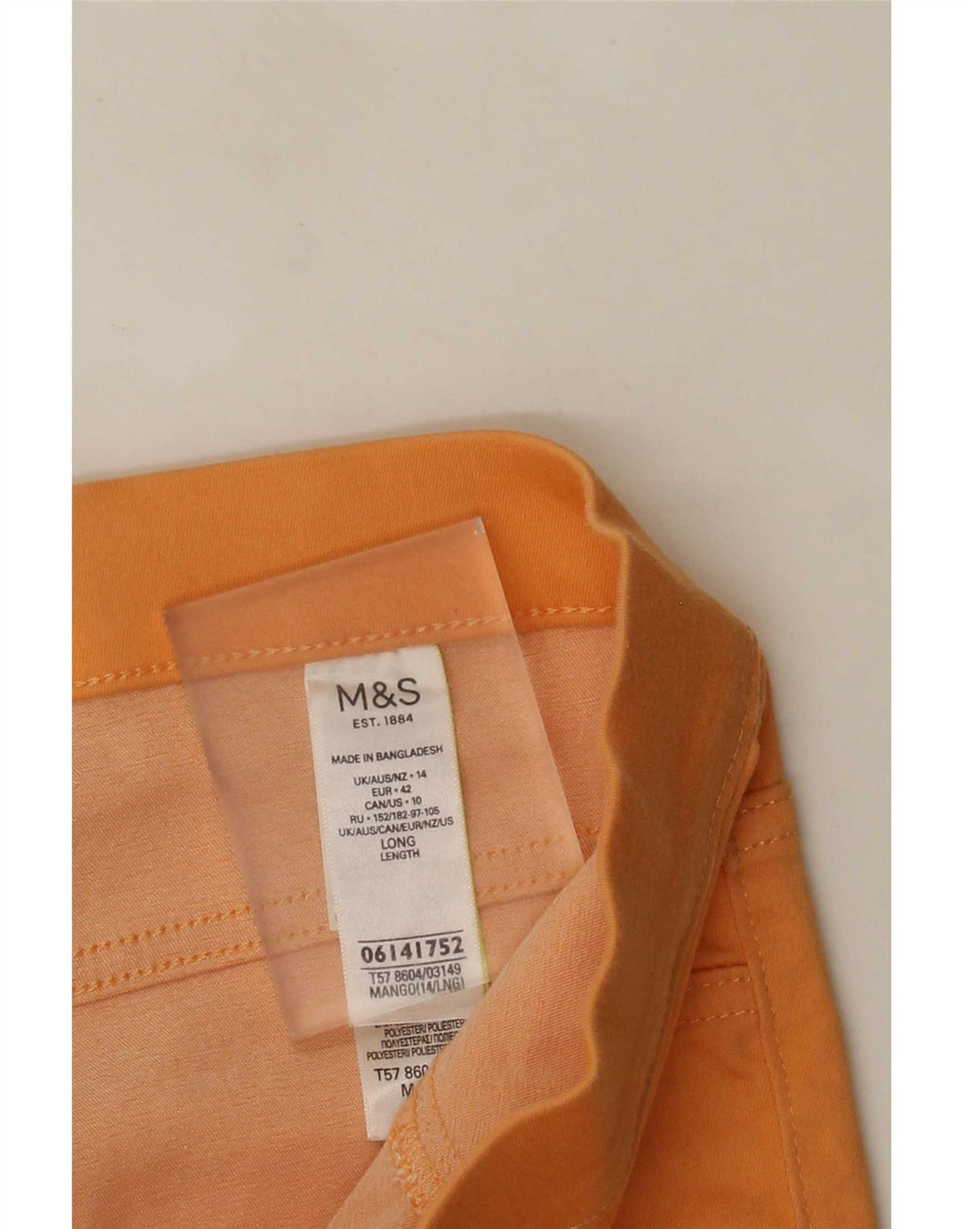 Leggings pentru femei Marks & Spencer UK 14, mare, galben din bumbac