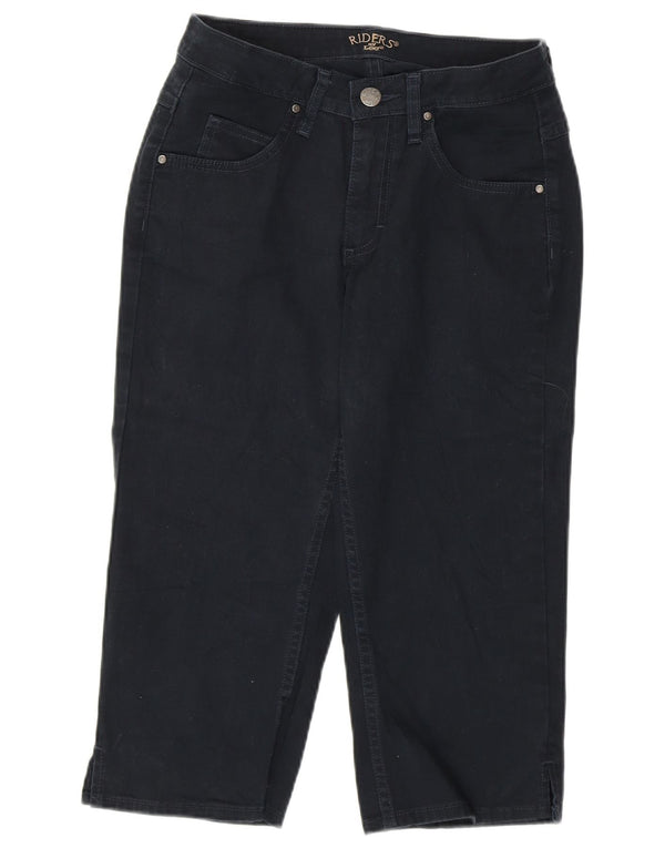 Blugi Capri Riders LEE pentru femei US 4 Small W27 L18 Bumbac bleumarin
