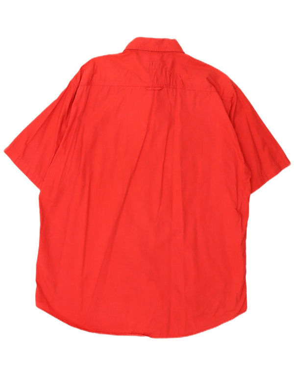 Cămașă cu mânecă scurtă Levi's pentru bărbați, bumbac roșu mare