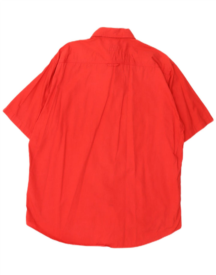 Cămașă cu mânecă scurtă Levi's pentru bărbați, bumbac roșu mare