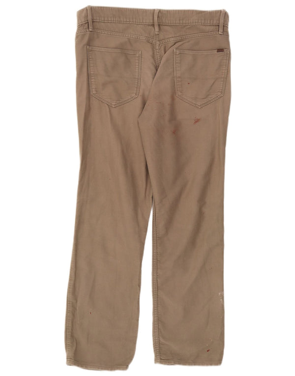 Pantaloni casual pentru bărbați Marks & Spencer, cu ajustare normală, L34 L29, bumbac bej