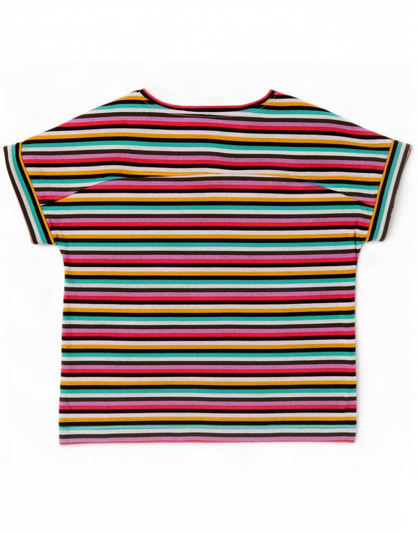 Tricou pentru femei Marks & Spencer Top UK 16, mare, cu dungi multicolore
