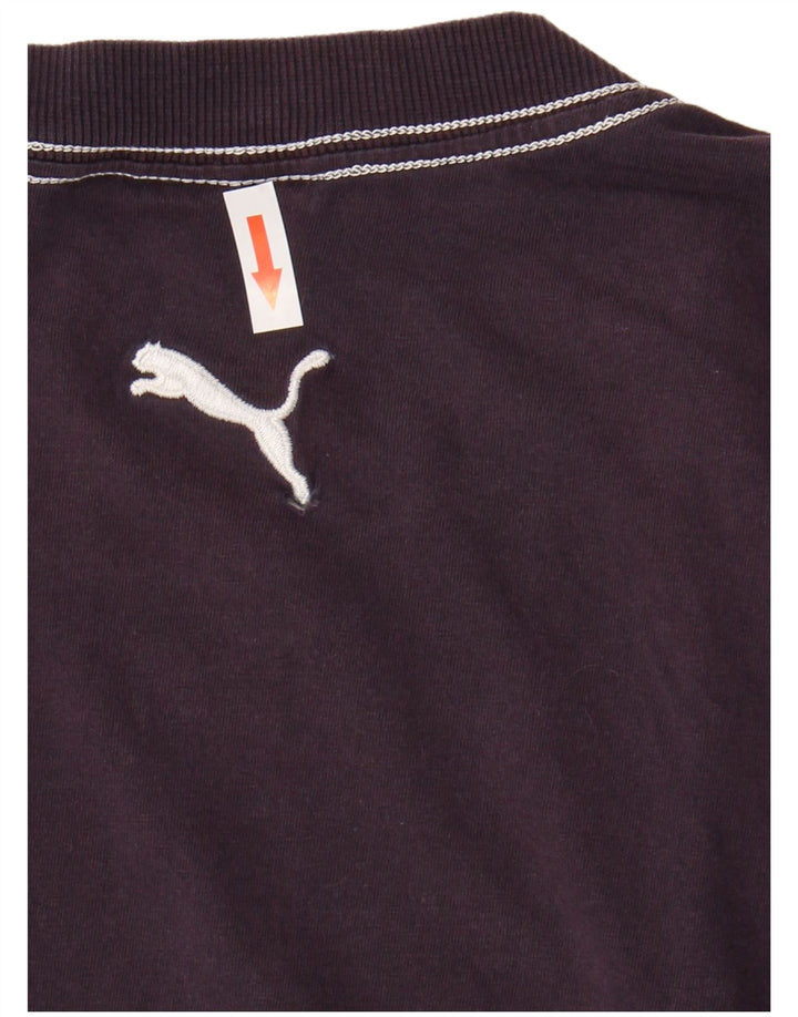 Tricou grafic Puma pentru bărbați Top mediu din bumbac bleumarin