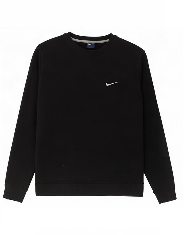 Hanorac pentru bărbați Nike Pulover mare, negru, bumbac