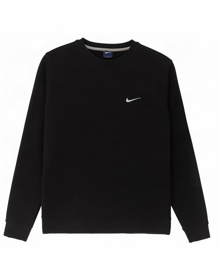 Hanorac pentru bărbați Nike Pulover mare, negru, bumbac