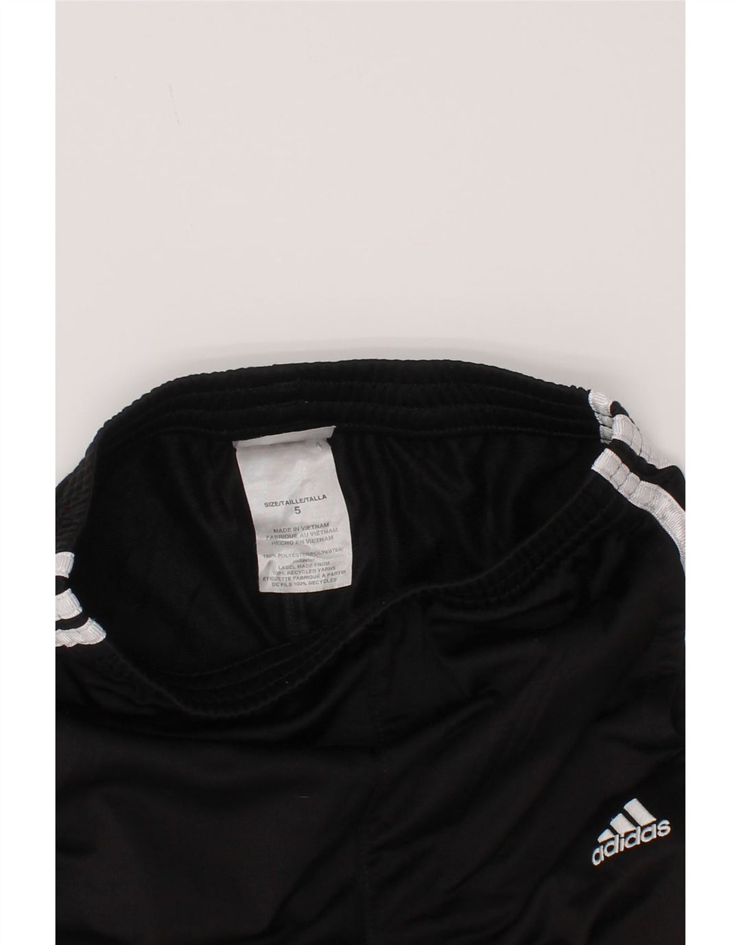 Pantaloni de trening Adidas baieti 4-5 ani poliester negru