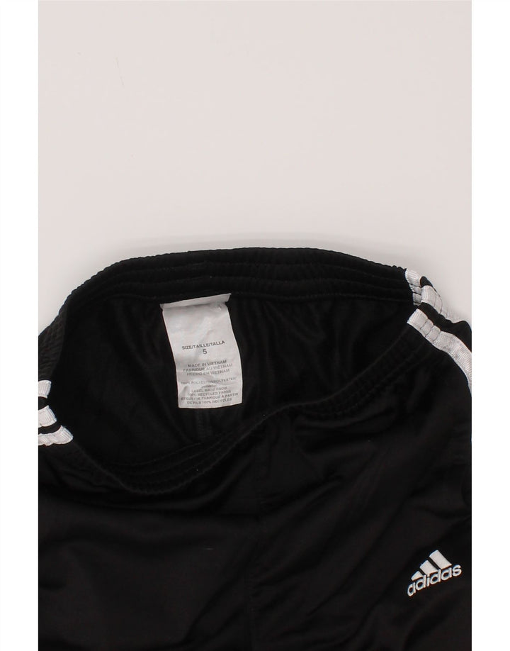 Pantaloni de trening Adidas baieti 4-5 ani poliester negru