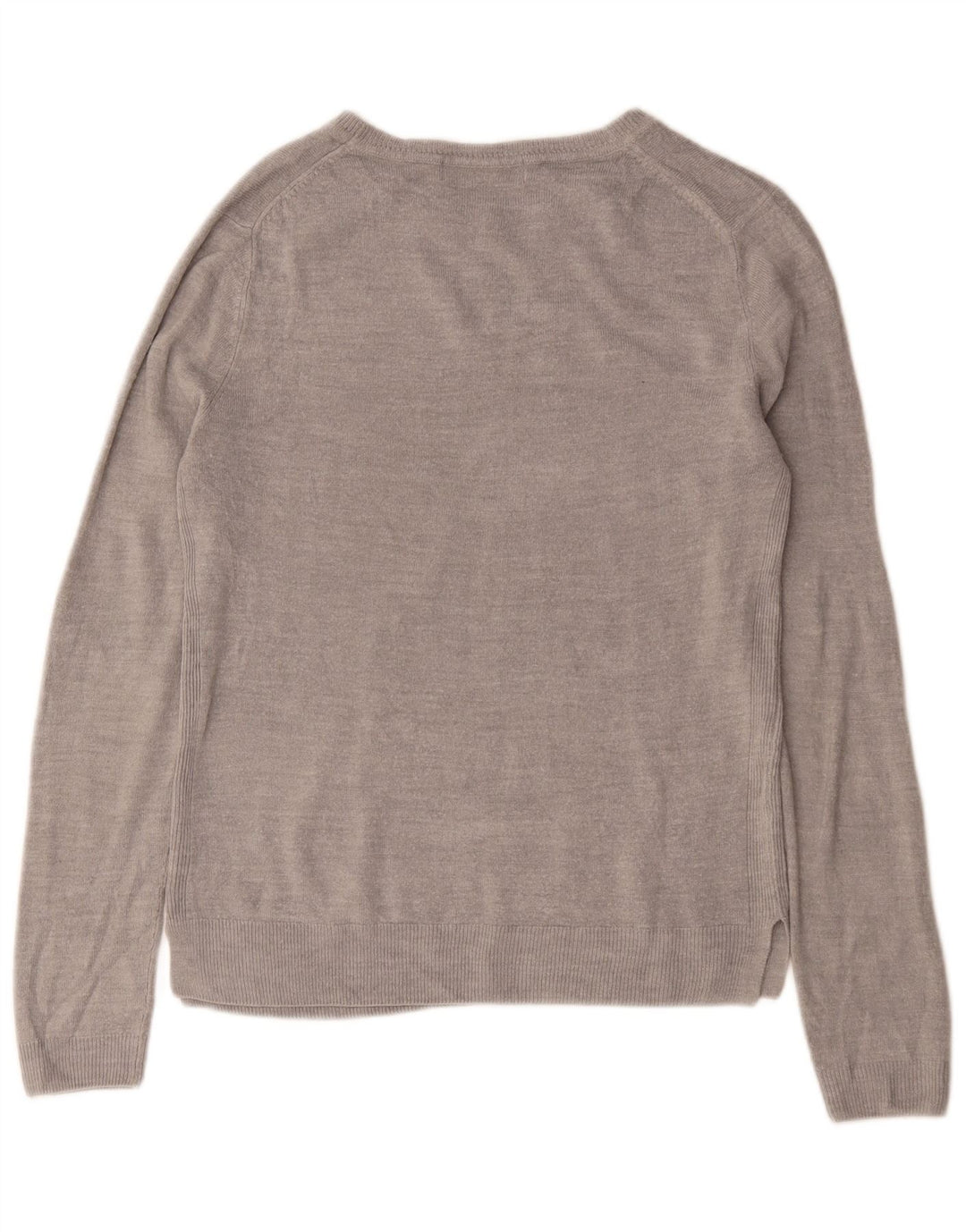 Pulover pentru femei Marks & Spencer cu gâtul cu barca UK 12 Medium Gri