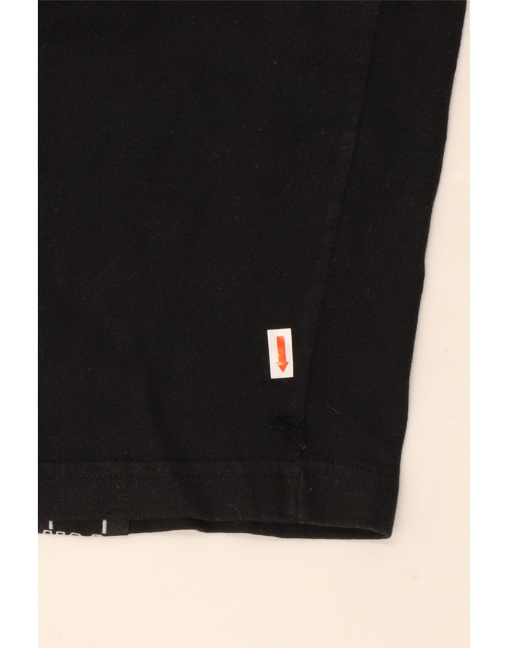 Pantaloni de trening grafic pentru bărbați CHAMPION Mici, negri