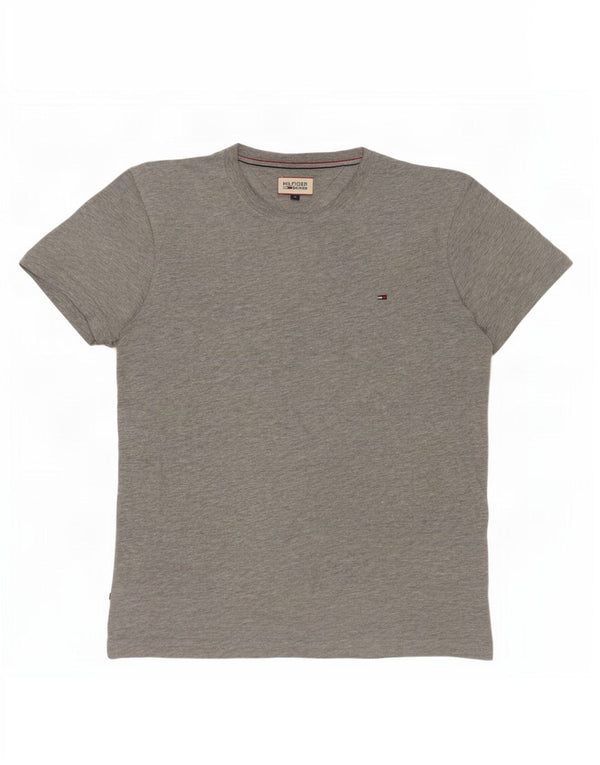 Tricou pentru femei Tommy Hilfiger Top UK 16 mare bumbac gri