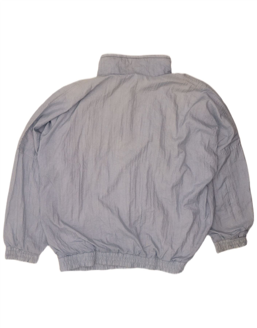 Jachetă de trening grafică BRUGI, cu croiala largi, XL, poliester, albastru