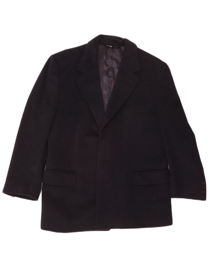 Blazer pentru bărbați San Remo UK 36 Mic Lână bleumarin