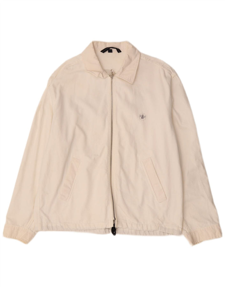 Bomber pentru bărbați MURPHY & NYE UK 40, mare, alb, bumbac