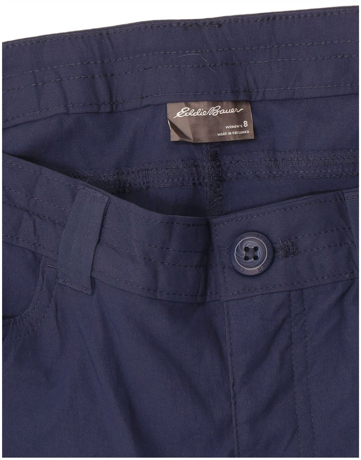 EDDIE BAUER Pantaloni capri drepti pentru femei US 8 Medium W32 L20 bleumarin