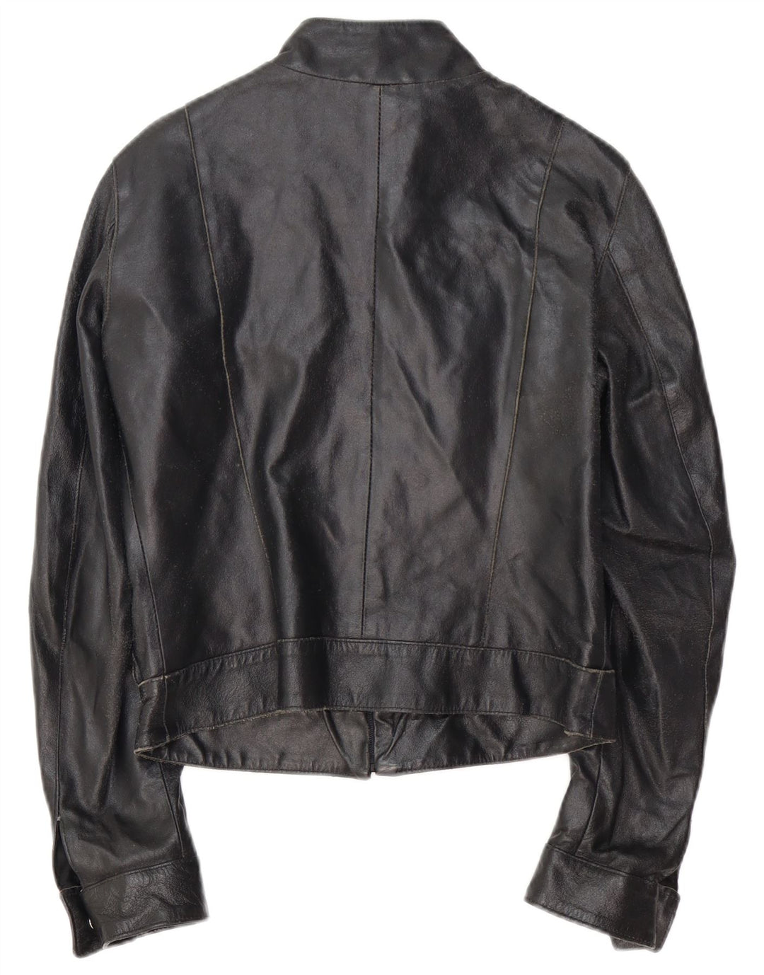 Jachetă Racer din piele pentru femei VINTAGE IT 42 Medium din piele neagră