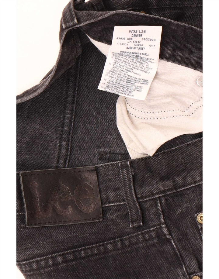 Blugi pentru bărbați Lee Denver Bootcut W33 L36 bumbac negru