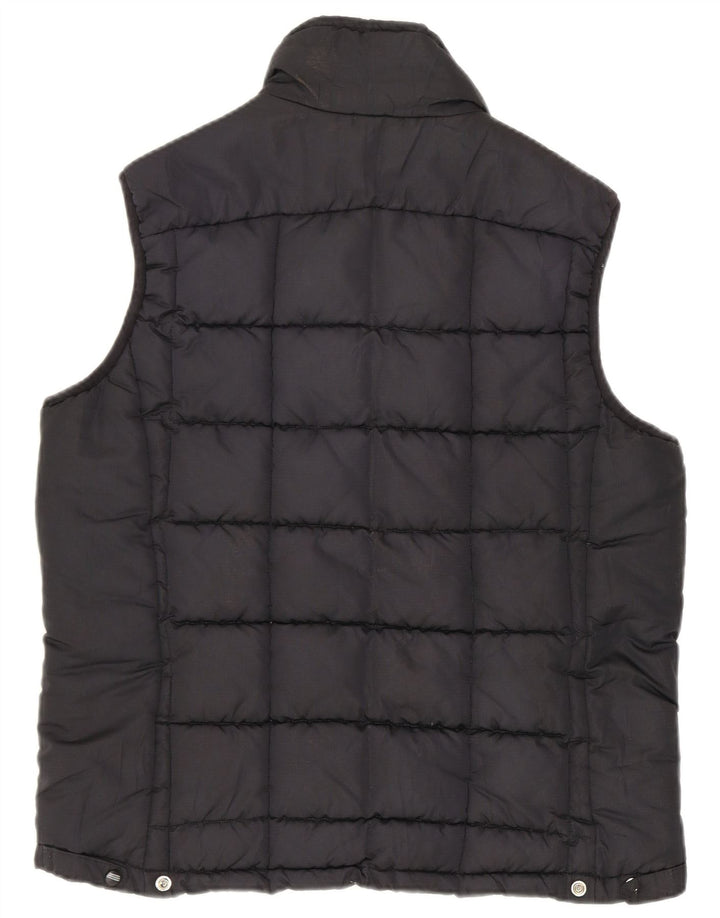 Gilet căptușit pentru femei Adidas UK 12 Medium Black Poliester