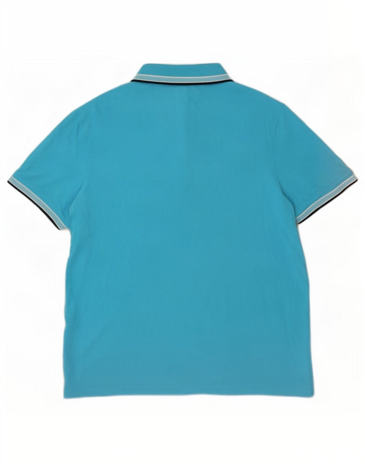 Tricou polo pentru bărbați Hugo Boss 4XL, bumbac albastru
