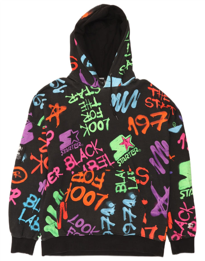 Jumper pentru bărbați Starter cu glugă grafică, bumbac mediu multicolor