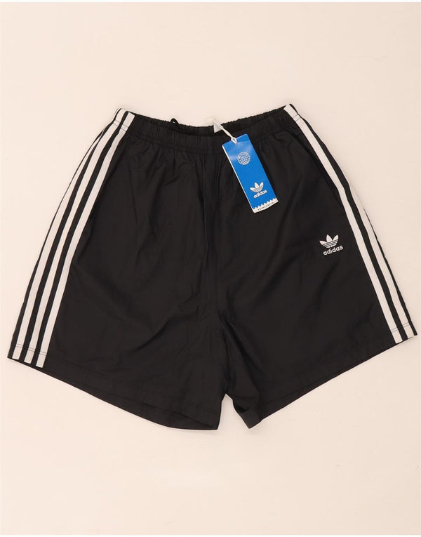 Pantaloni scurți sport adidas pentru femei UK 6 XS poliester negru