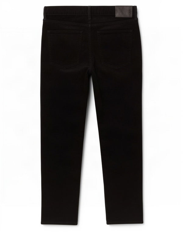 Marks & Spencer Pantaloni drepti pentru bărbați din velur L40 L29 bumbac negru