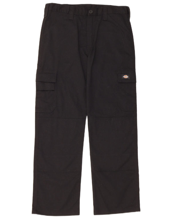 Pantaloni cargo dritti pentru bărbați Dickies W32 L30 poliester negru
