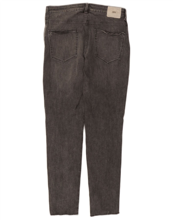 Blugi slim pentru femei Zara EU 42 Large W32 L28 Gri