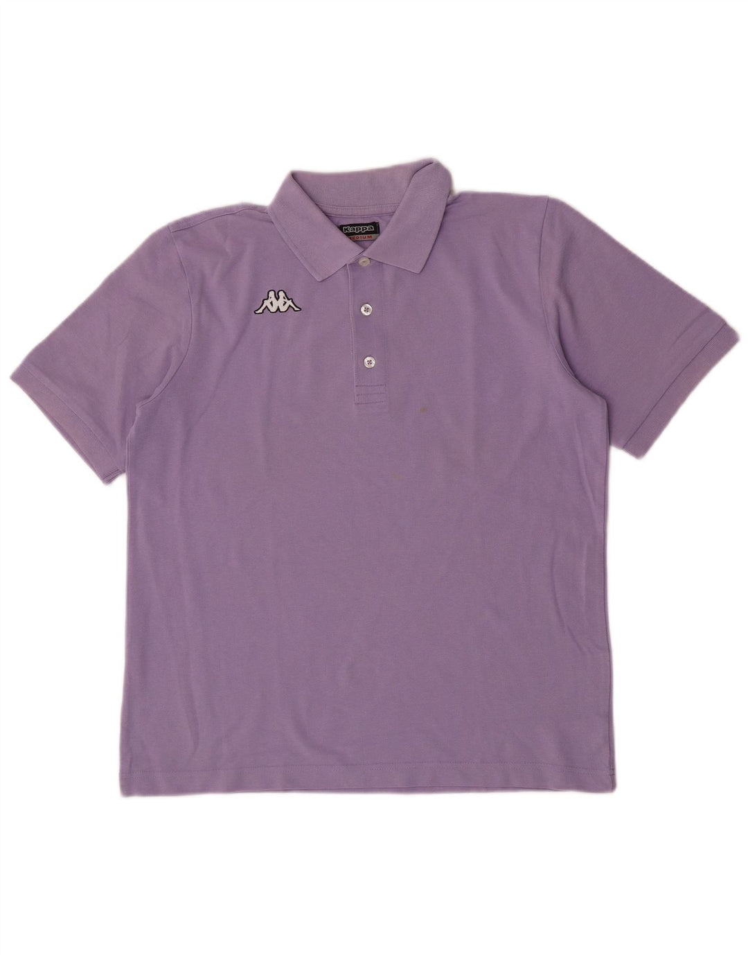Cămașă polo pentru bărbați Kappa, bumbac violet mediu