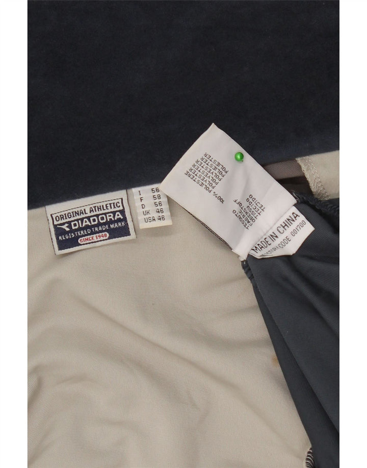 Jachetă de trening pentru bărbați Diadora UK 46 XL Gri poliester color bloc