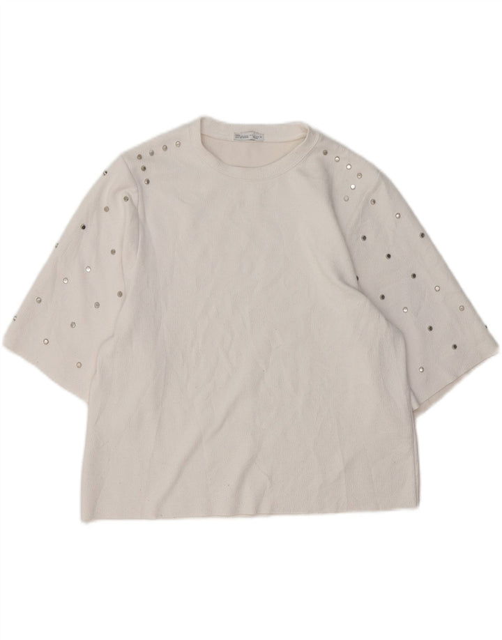 Bluză pentru femei Zara UK 10 Small White