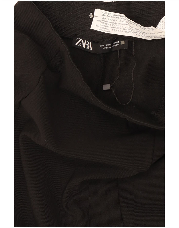 Leggings pentru femei Zara UK 16, mare, negru, poliester