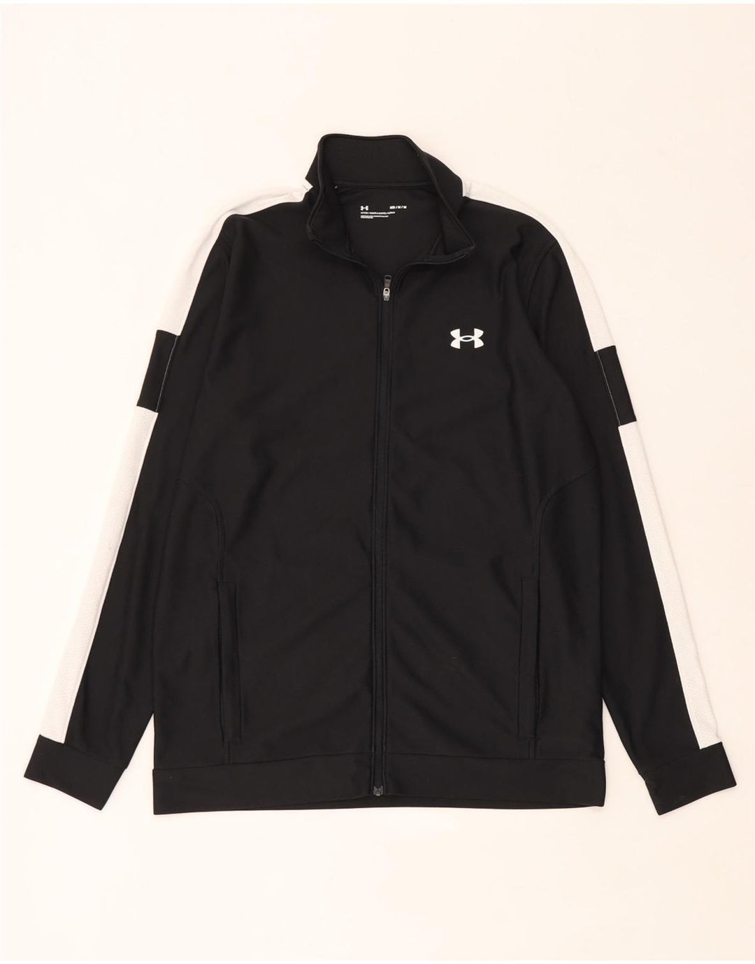 Jachetă de trening pentru bărbați Under Armour, negru mediu, poliester bloc de culoare