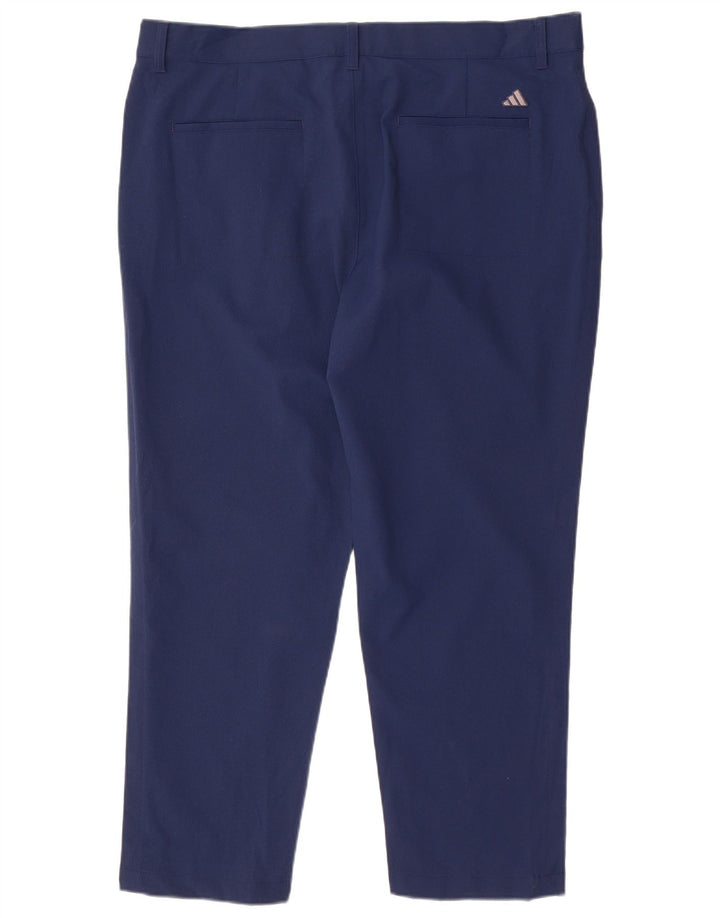 Pantaloni chino pentru bărbați Adidas pegged W38 L28 poliester bleumarin