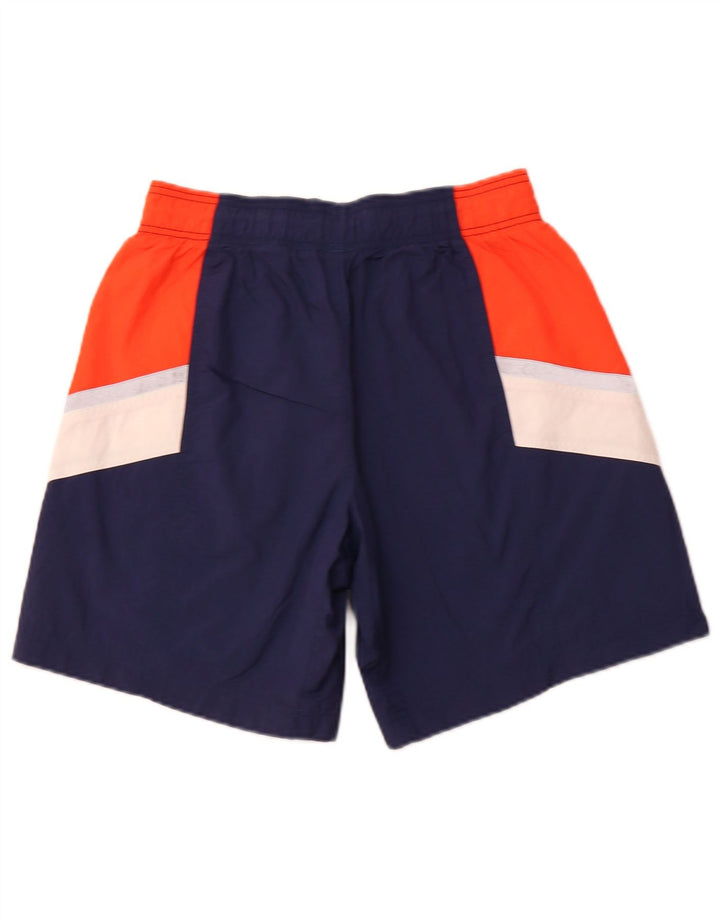 Pantaloni scurți sport NIKE pentru bărbați, medii, albastru, poliester color bloc