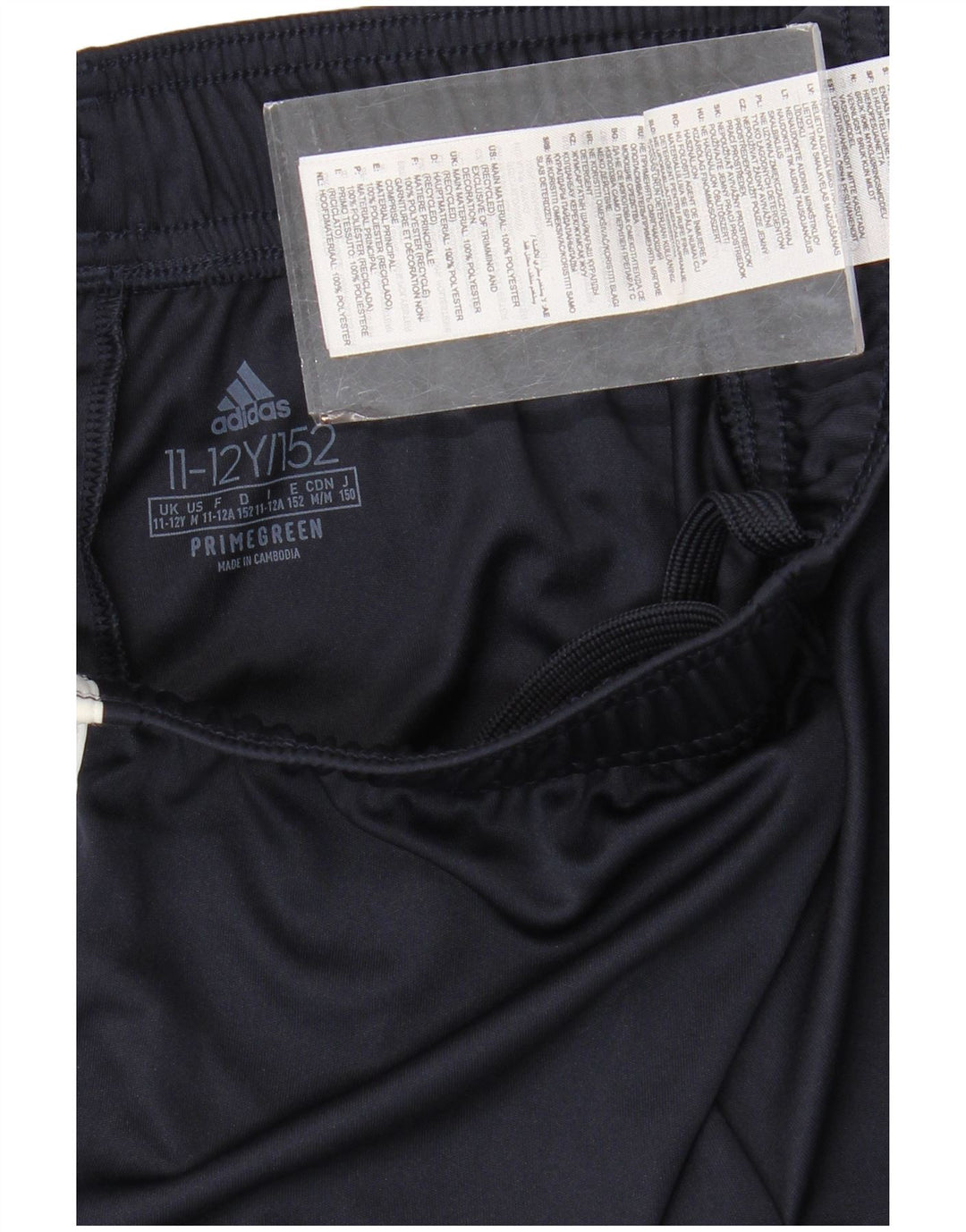 Pantaloni scurți sport Aeroready ADIDAS pentru băieți 11-12 ani poliester bleumarin