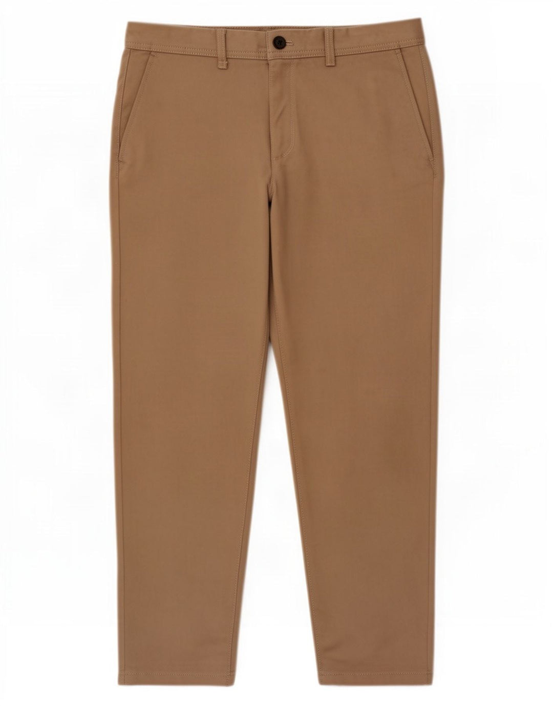 Pantaloni chino slim pentru bărbați Zara EU 42 Large W32 L28 Bej Poliester
