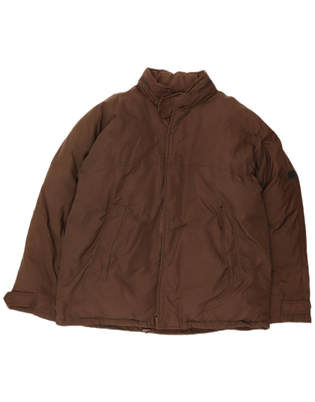 Jachetă căptușită cu glugă pentru bărbați CALVIN KLEIN JEANS UK 42 XL Nailon maro