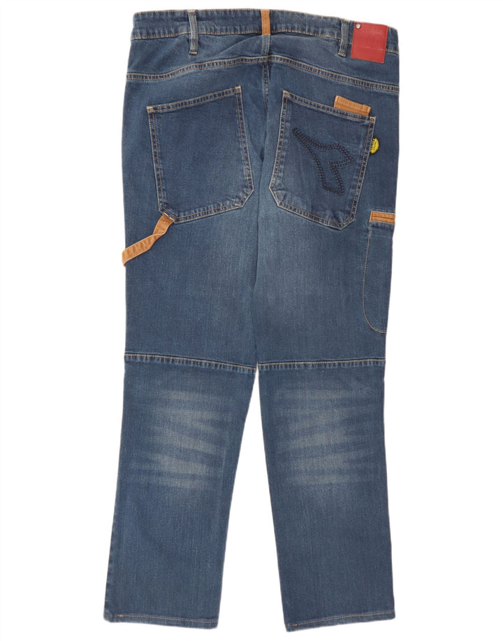 Blugi Diadora pentru bărbați Cargo Straight W34 L30 Albastru