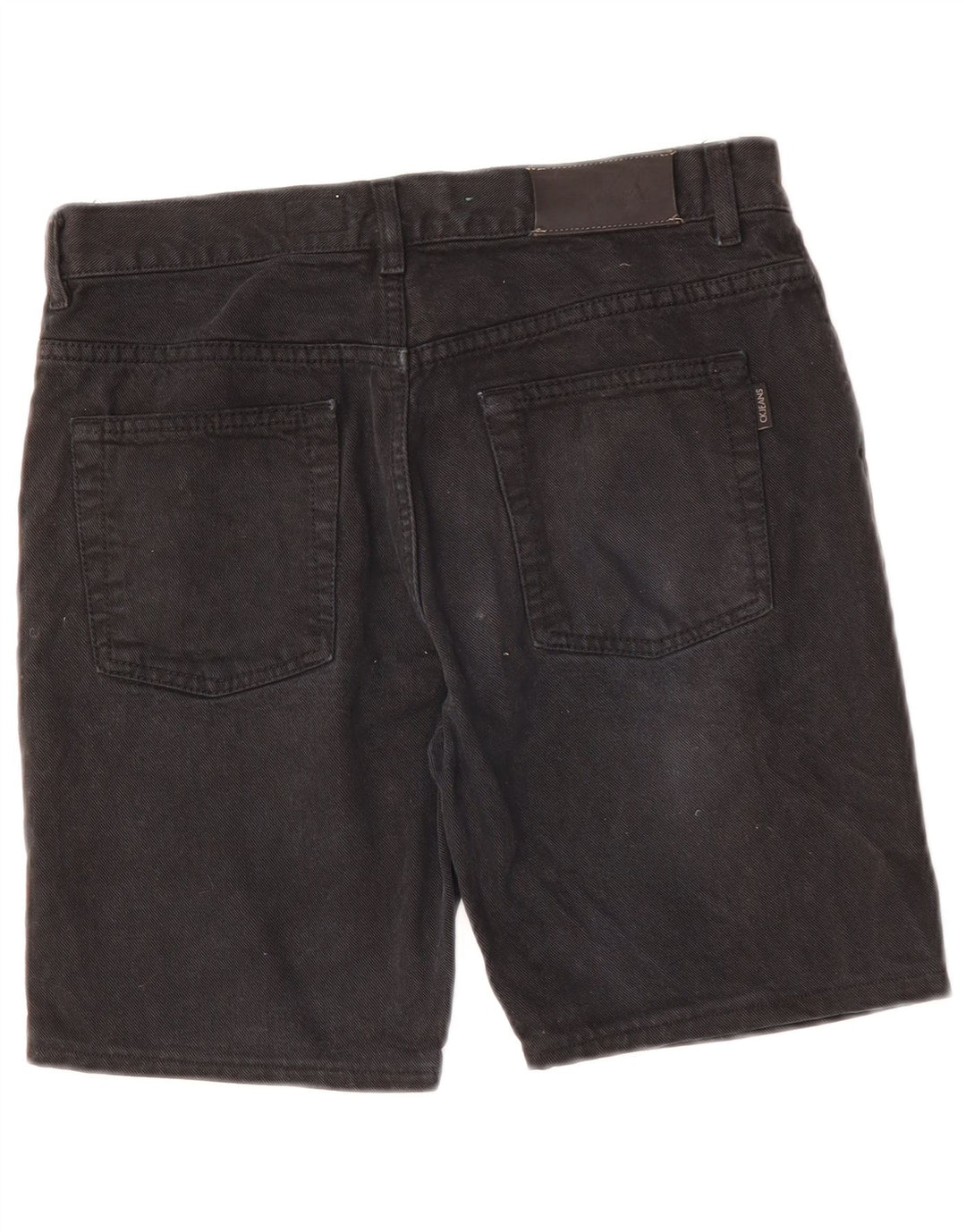 Pantaloni scurți din denim pentru bărbați CALVIN KLEIN W31 bumbac mediu negru