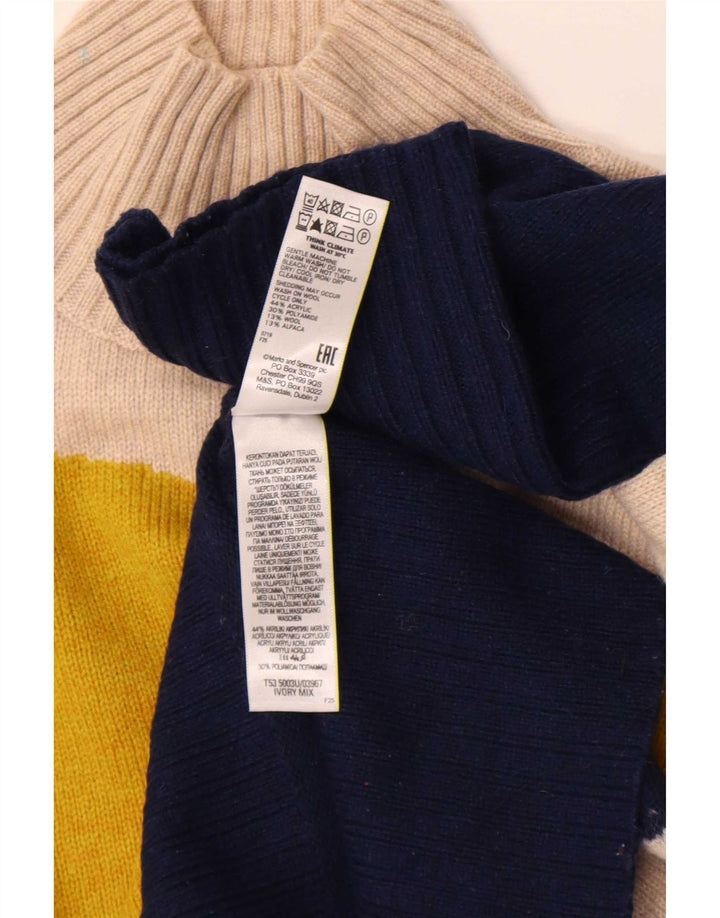 Pulover cu gât țestoasă pentru femei Marks & Spencer UK 12 Medium Multicolor