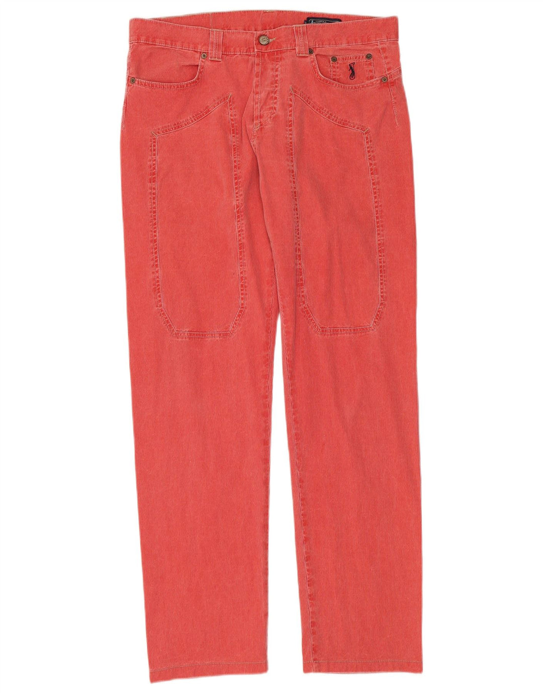 Pantaloni casual drepti pentru bărbați JECKERSON W36 L34 roșii