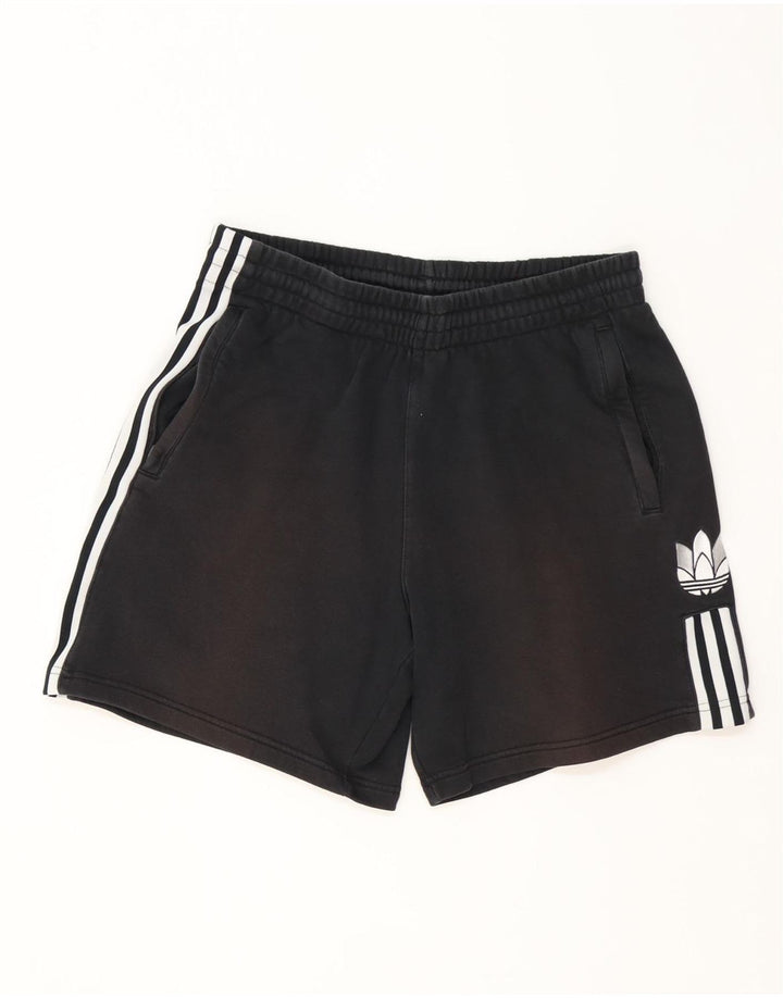 Pantaloni scurți sport pentru bărbați Adidas, mari, negru, bumbac