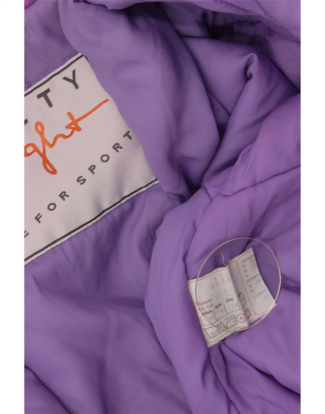 Salopetă de schi pentru femei Ninety Eight UK 14 Medium Purple Colorblock Retro
