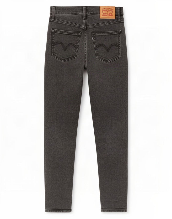 Blugi conici pentru femei Levi's W25 L27 bumbac gri