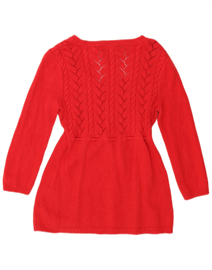 Pulover pentru femei MICHAEL KORS, cu mâneci 3/4, cu gât de barcă, roșu mediu UK 12