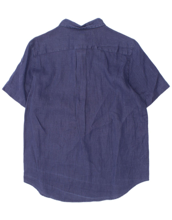 Cămașă cu mânecă scurtă pentru băieți Ralph Lauren 14-15 ani, mare, bleumarin