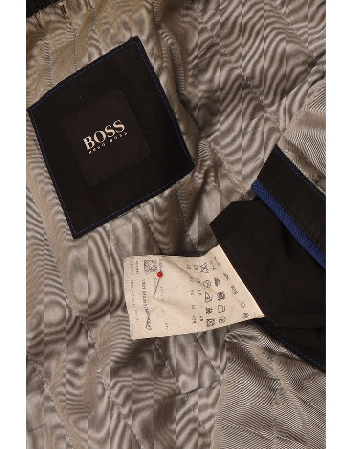 Palton pentru bărbați Hugo Boss EU 52 XL Lână gri