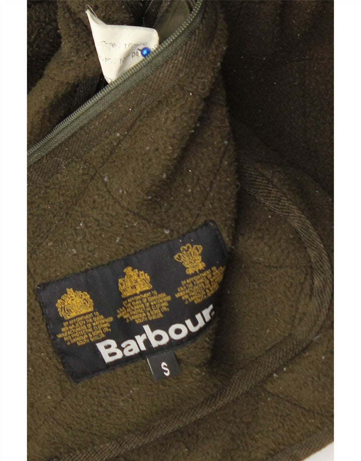 Jachetă matlasată pentru bărbați Barbour UK 36 Poliamidă verde mică
