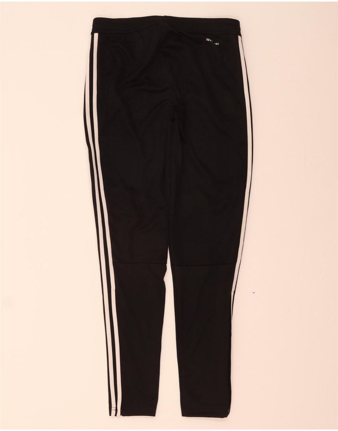 Pantaloni de trening Aeroready ADIDAS pentru femei UK 8/10 Poliester negru mic
