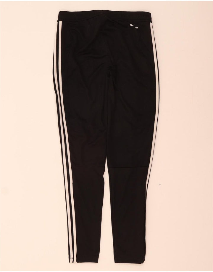 Pantaloni de trening Aeroready ADIDAS pentru femei UK 8/10 Poliester negru mic